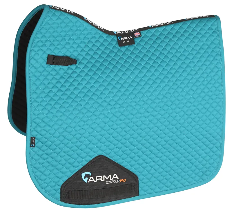 Shires ARMA Dressage Saddlecloth - Ocean Blue